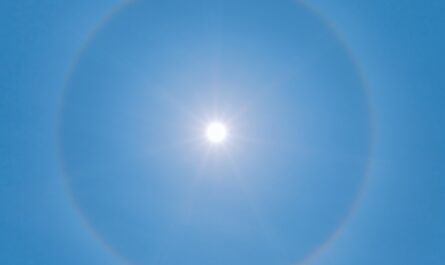 Un arc-en-ciel autour du soleil, vous connaissez ?